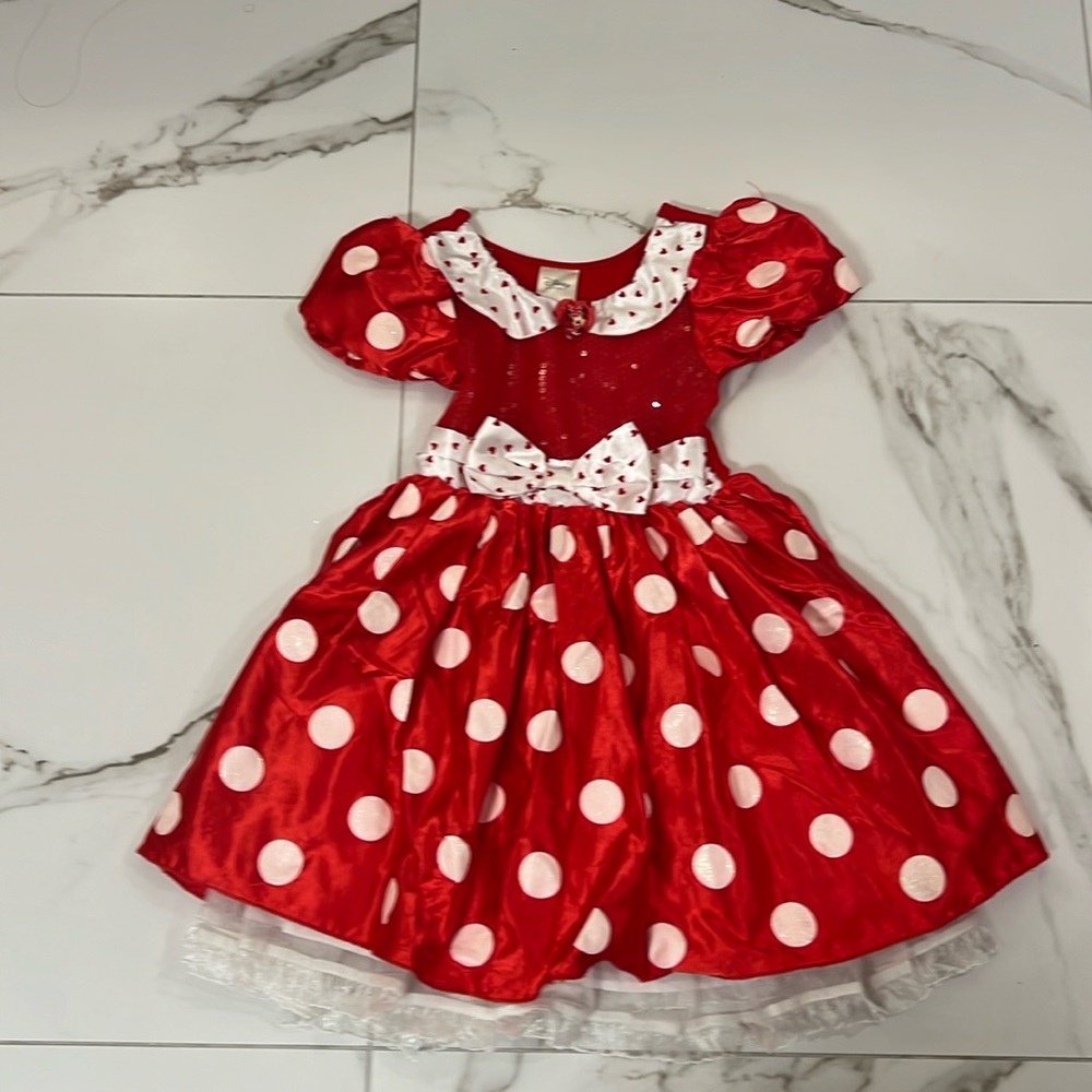 Disney store Minnie Mouse dress